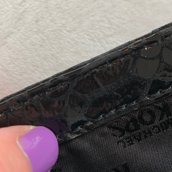 MICHAEL Michael Kors Black Python Embossed Leather Crossbody - Picture 16 of 16